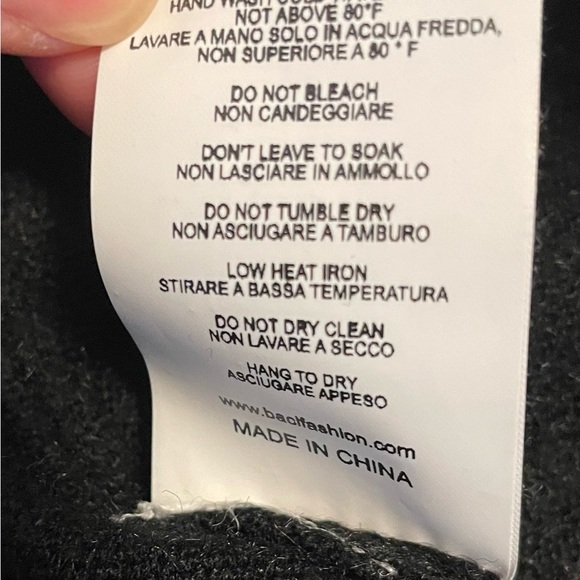 Baci Wide Leg Loungewear Pants from Sundance Catalog Black Size Small - Picture 9 of 10